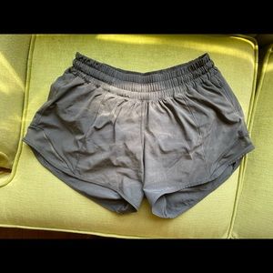 grey lululemon hottie hot shorts